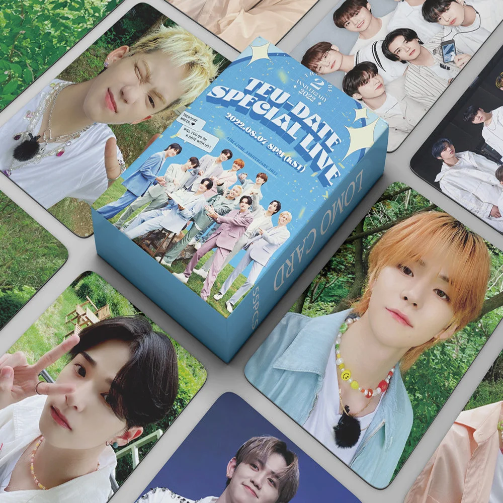 

54pcs/set Kpop Treasure boys HELLO LOMO Card High quality INS Exquisite Photocard for fans collection