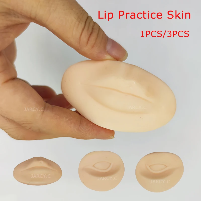 

Silicone Lip Practice Skin Microblading Permanent Makeup Fake Lip Training Reuse for Beginner Tattoo Artificial Skin PMU Supply