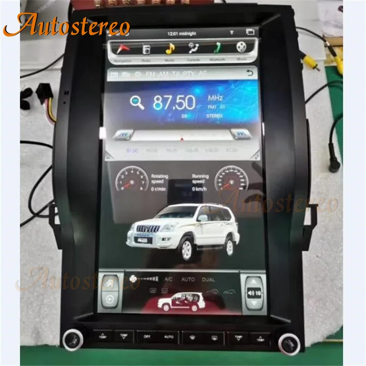 13 6 Android экран Tesla радио для Toyota Land Cruiser Prado 120/Lexus GX470 2002-2008 автомобильный GPS-навигатор