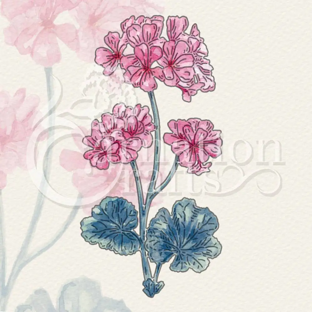 

Geranium Metal Cutting Die Scrapbook Embossed Paper Card Album Craft Template Cut Die Stencils New For 2022 Arrive