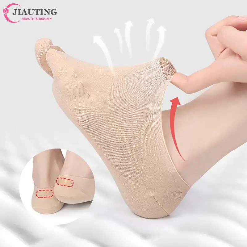 

1Pair Toe Separator Sock Toe Separator Hallux Valgus Bunion Corrector Orthotics Feet Bone Thumb Adjuster Straightener Brace Foot