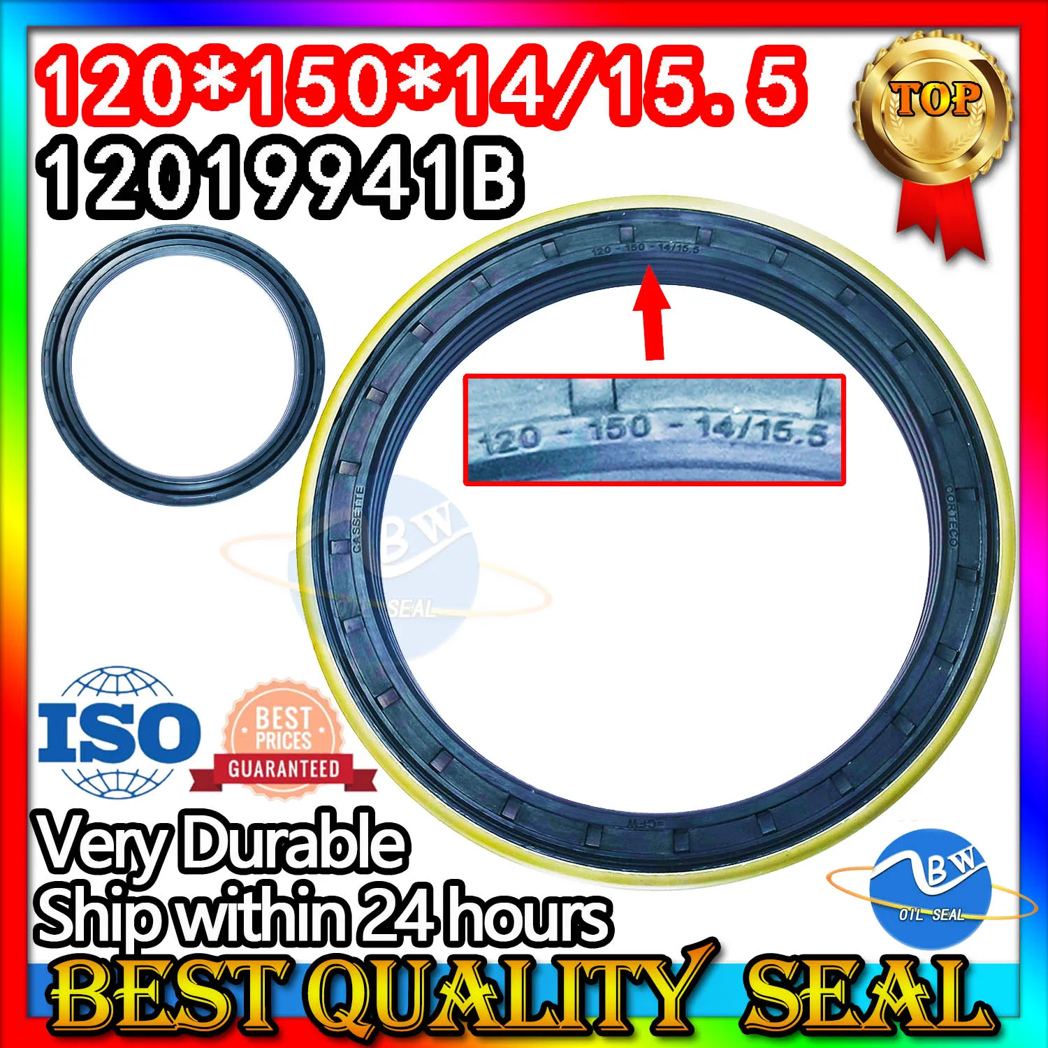 Уплотнительное кольцо ступицы 120*150*14/15.5 для трактора Cat 12019941 12019 553b 120X150X14/15 5 лучшая