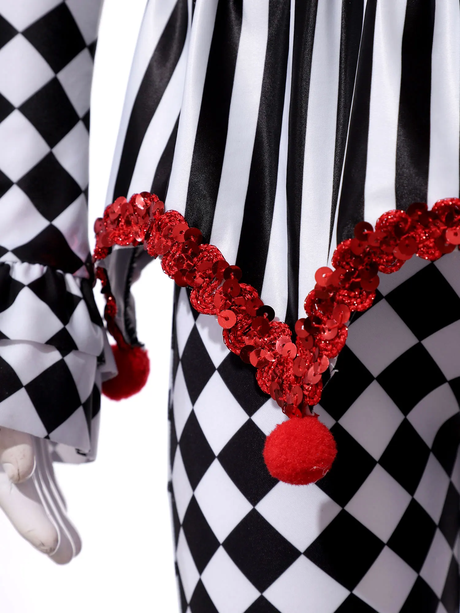 Детский женский комбинезон на молнии с длинным рукавом и шахматным принтом