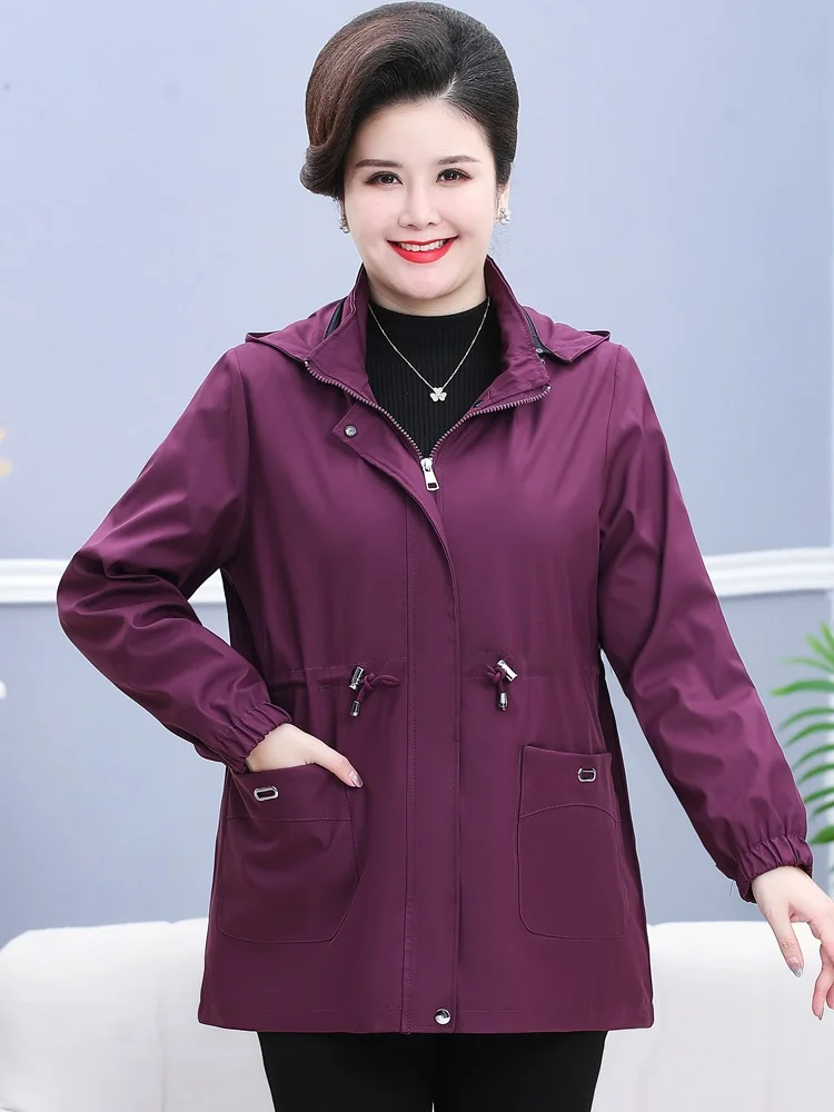 Тренч Fat Mom Special Body plus Size 00 кг Очень большой женский одежда среднего и пожилого