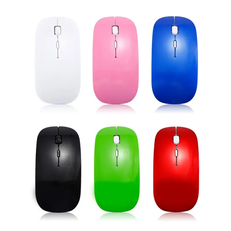 

Slim Optical Mice Usb Receiver 1600 Dpi Portable Mouse For Business Home Office Gaming Gamer Receiver 2.4g Cordless 3d Wireless