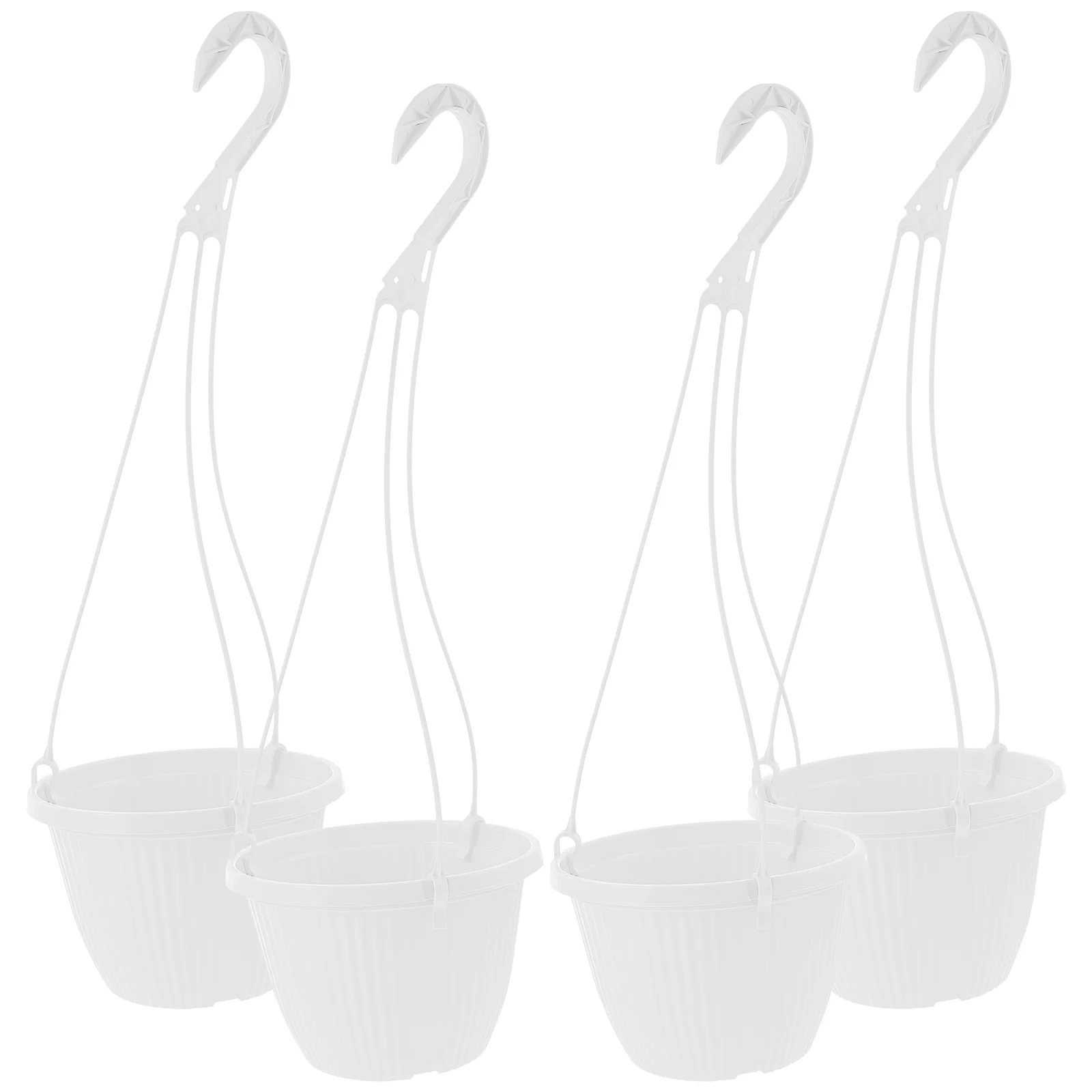 

4pcs Hanging Planter Outdoor Indoor Hanging Pot Flower Basket Hanging Flower Pot