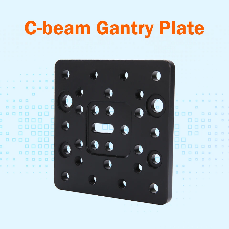 

Козловая пластина C-beam для 3D-принтера из алюминиевого сплава, запчасти для станков с ЧПУ C-Beam, аксессуары, 1 шт.