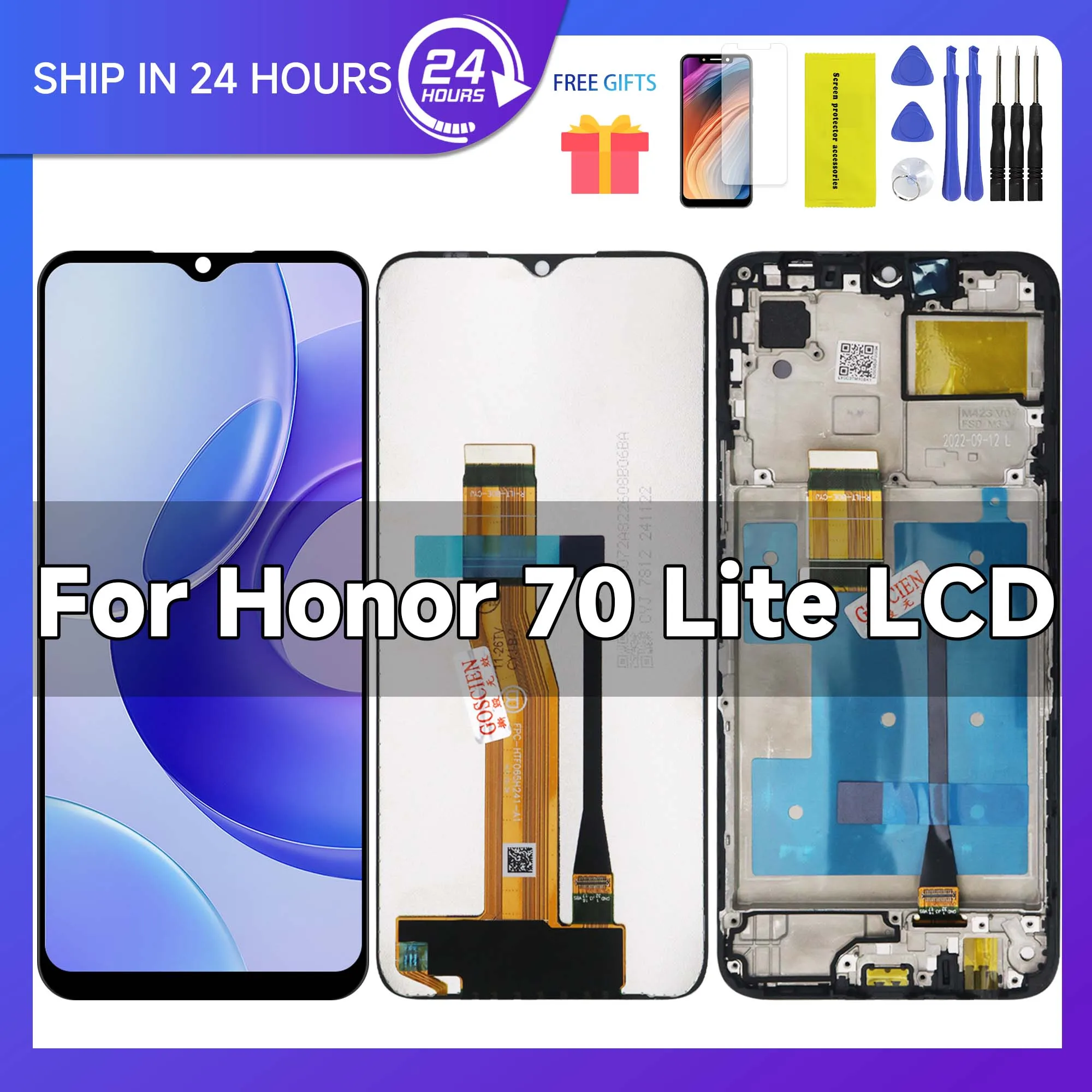 Для HUAWEI Honor 70 Lite 6 5 ''для Honor70 RBN-NX1 ЖК-дисплей сенсорный экран дигитайзер в сборе