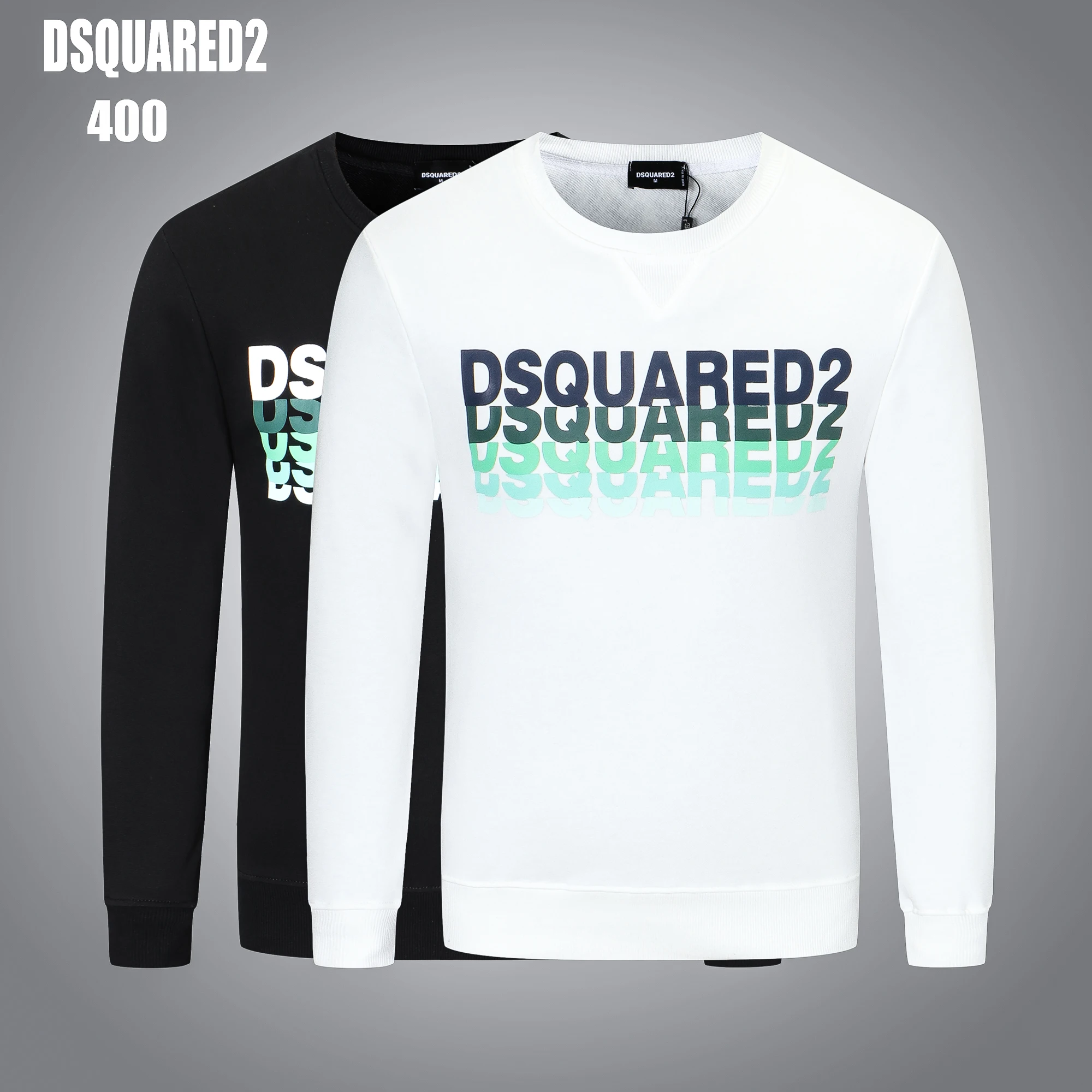 

Dsquared2 Women/Men Letter Printed Long-sleeved Sweatshirt Casual Tops Pullover Sweatshirt 400#