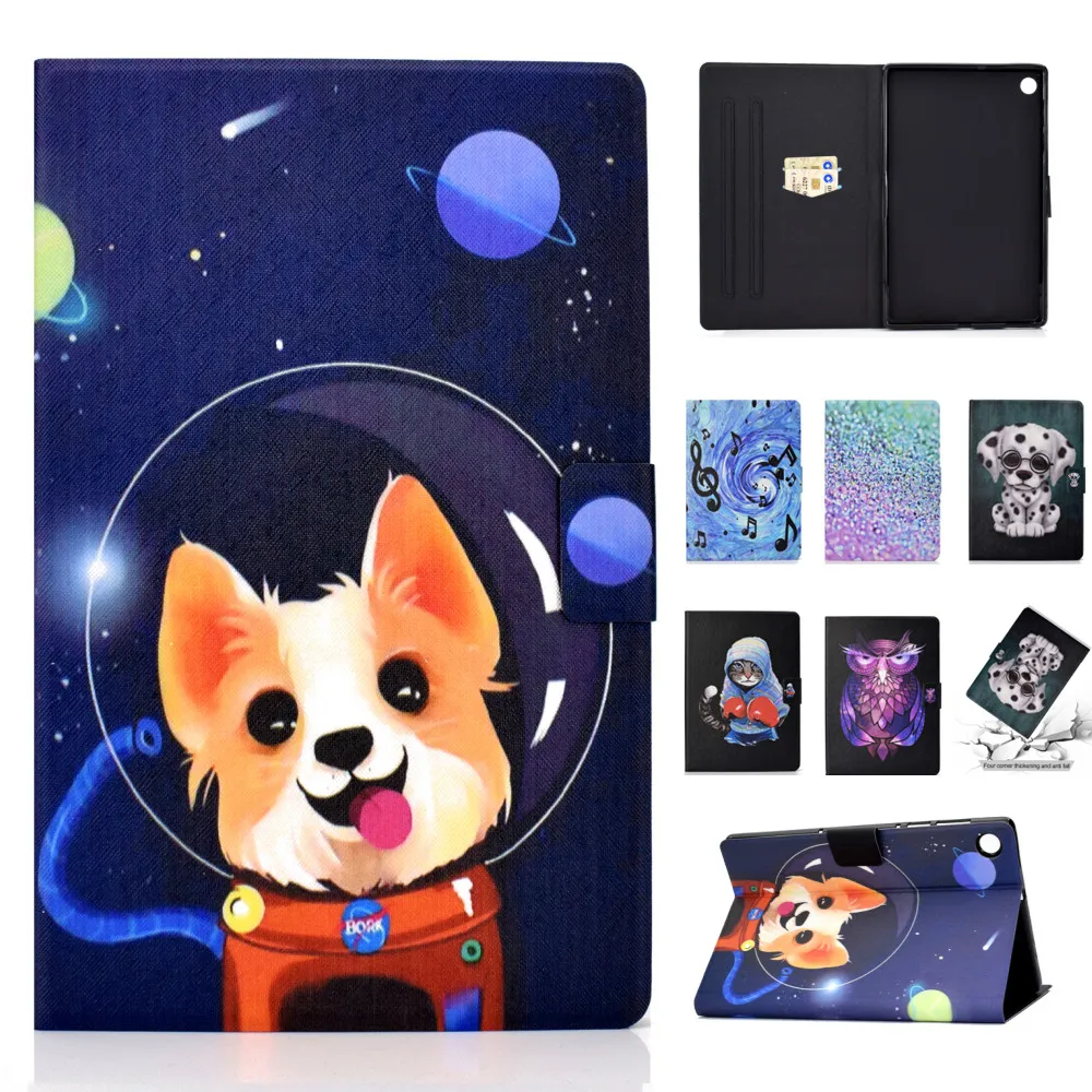 

Print Cute Case For Huawei Matepad Pro 10.8 / Honor V6 10.4 T10S 10.1 AGS3-L09 T10 9.7 Inch AGR-L09 Tablet Protective Cover Case