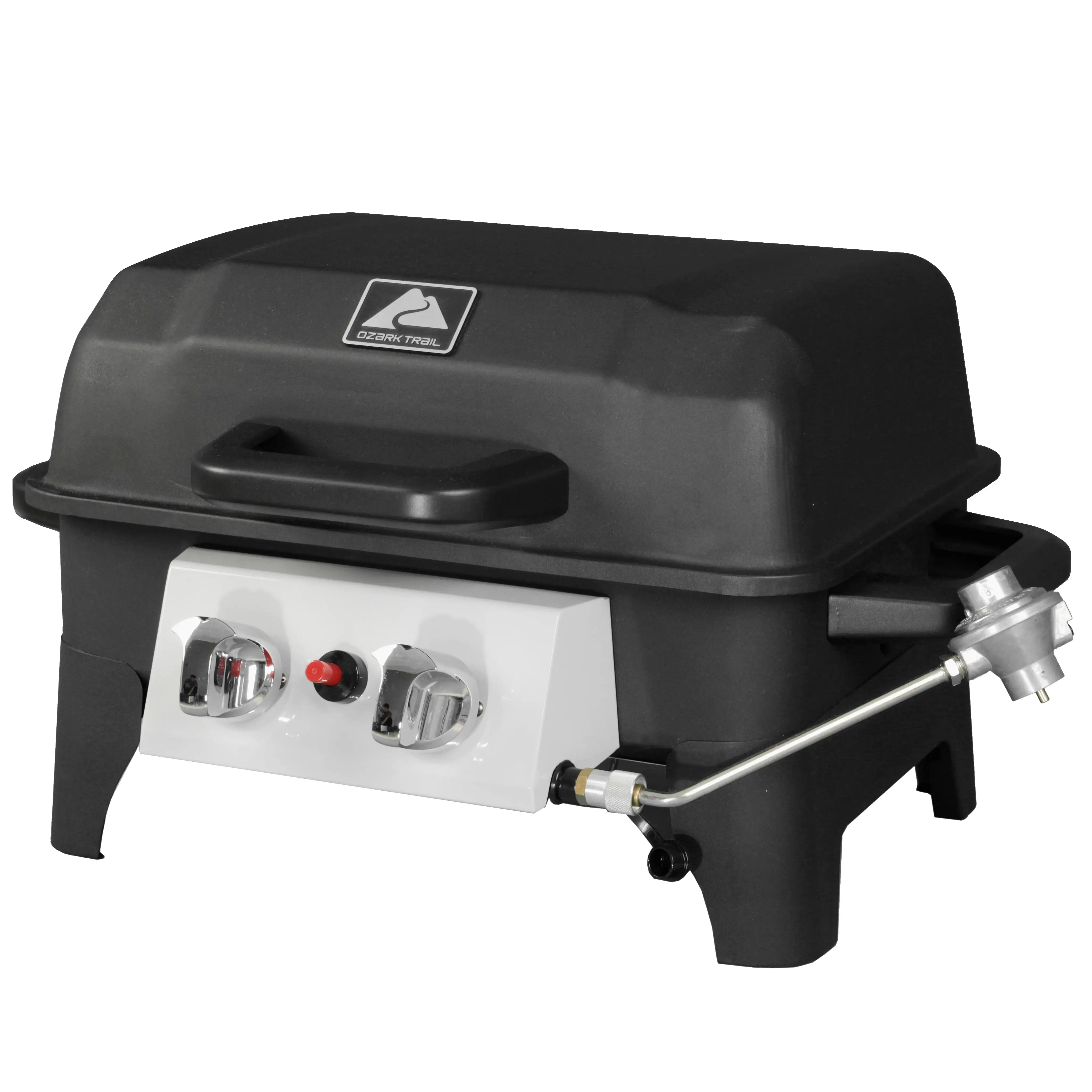 2 Burner Portable Propane Gas Grill, GBT2226W, Black