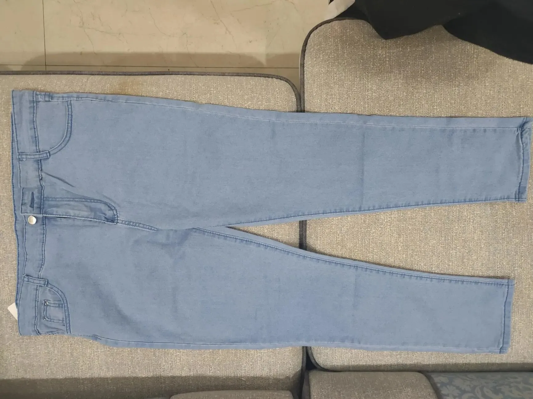 Sexy Skinny High Waist Blue Jeans Women Plus Size 38 40 Korean Fashion Slim Pencil Pant Streetwear Elastic Tight Denim Trousers