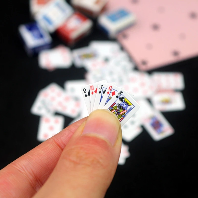 Верстаки 1 5x см бумажные покерные карты для путешествий праздничные вечевечерние