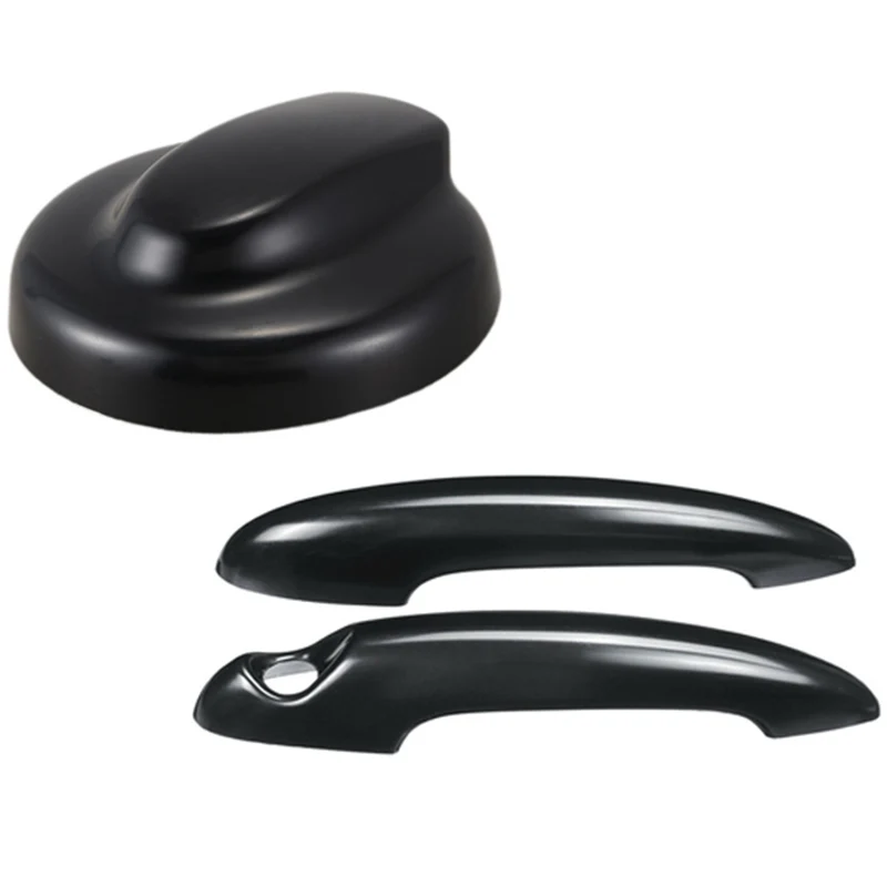 

Door Handle Cover for MINI Cooper S R50 R53 R56,Black Fuel Tank Cap Cover For-BMW Mini Gen 2 R56 for