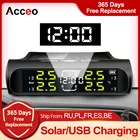 Acceo K20 электронные часы, автомобильные датчики давления в шинах, ЖК-экран, солнечная энергия, USB-порт, Автомобильный датчик давления в шинах