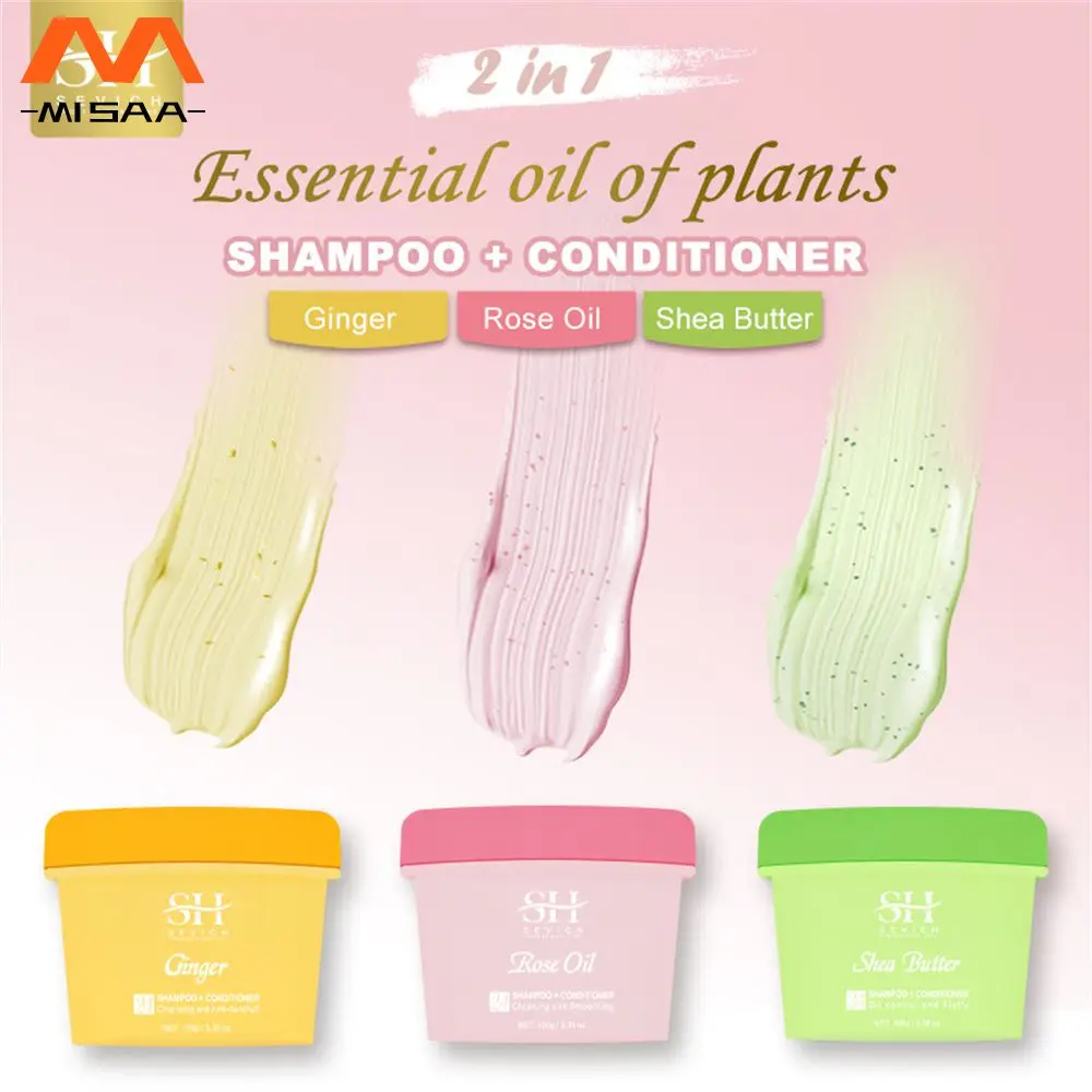 

Refreshing Hair Rose Mild Butter Plant Extract Natural Care Control Oil Smooth Lubrication Hair Care Shampoo 100ml