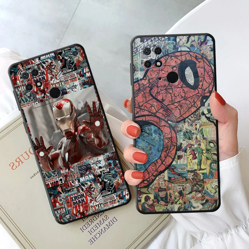 Чехол для телефона Marvel Spider Man Redmi 9A 9i 9C 9T 10 2022 10C 10A 12C 13C 14C K40 Pro A1 A2 Plus A3 A3x A4 soft shell