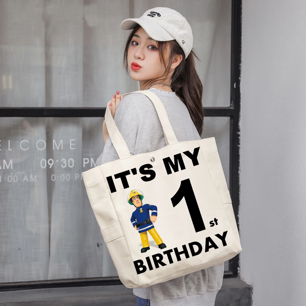 

Cartoon Paw Patrol Women Canvas Shopper Bag Versatile Letter Series Handbag Soft Leisure Fashion Reusable Bags for Ladies 2022