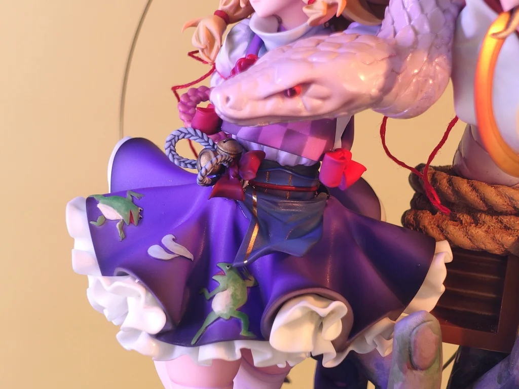 Фото 27 см аниме Moriya Suwako Project Kit kawaii смола GK DIY белая сборка GK модель статуя игрушки кукла коллекция подарки №5