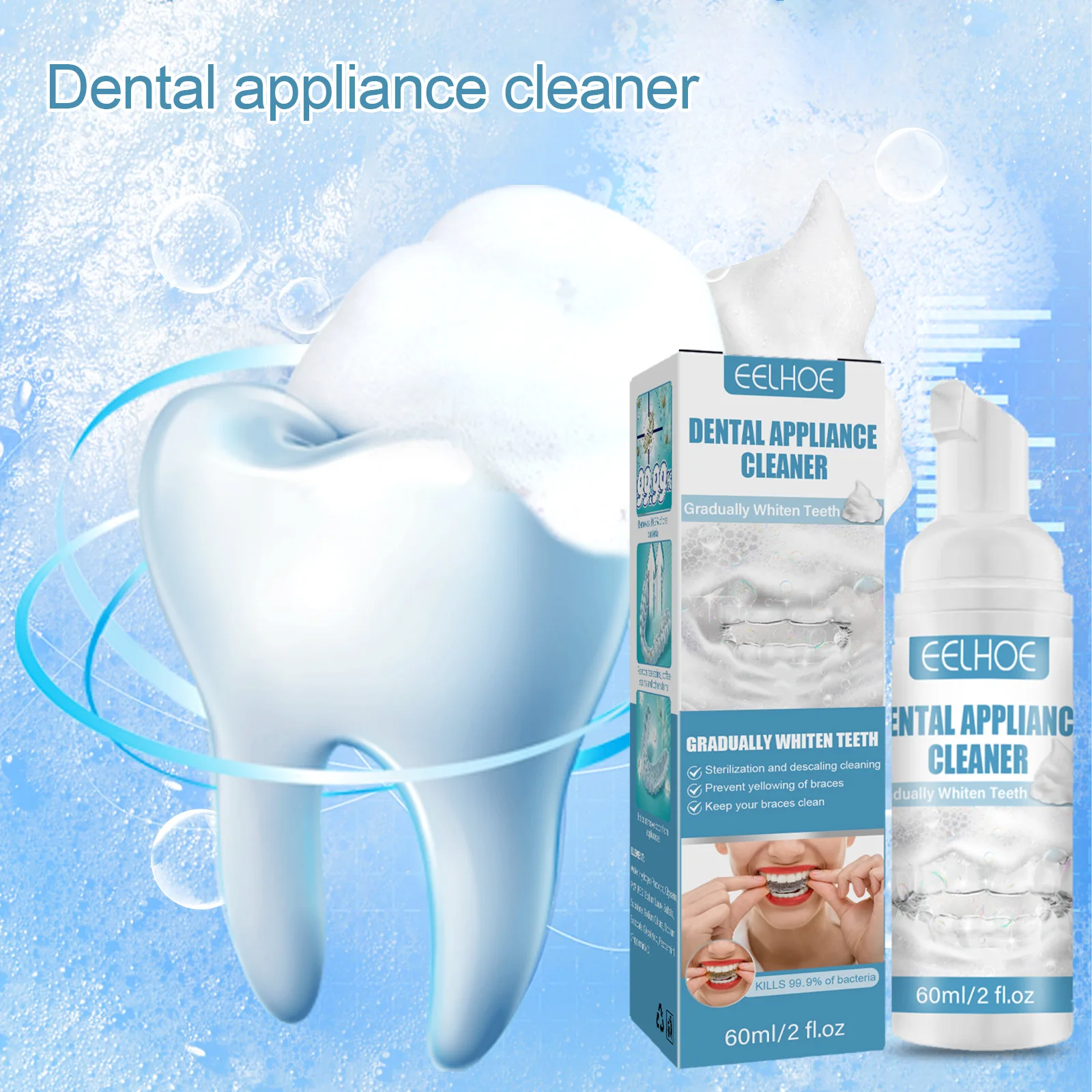 

Orthodontic foam cleaner braces foam cleaner braces stain cleaner care healthy affordable easy to use