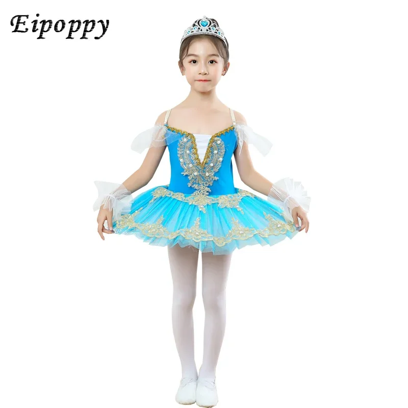 Детское балетное платье одежда для выступлений профессиональная танцевальная