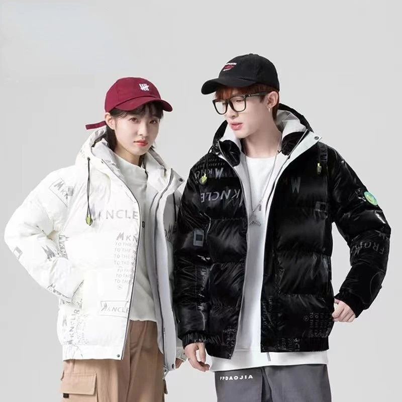 Winter Men's Jacket Down Jackets Parka Superheat Coats Loose Short Tops High End Luxury Designer Clothing Hooded Couple Coat