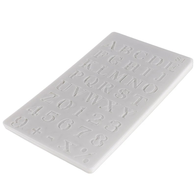 

24 Sheets Letter Number Stencils 4X7 Inch Alphabet Stencil Plastic For Home DIY Scrapbooking Painting Drawing Craft