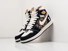 Кроссовки Dior x Nike Air Jordan 1 Черный Демисезон Женский