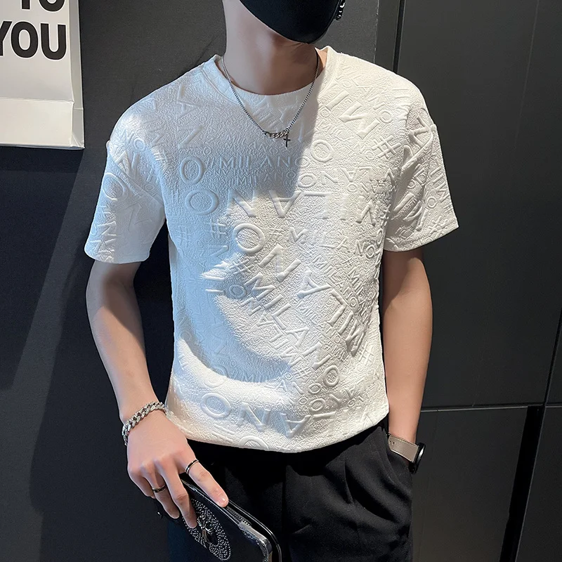 

Мужская футболка из хлопка, с коротким рукавом