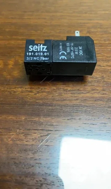 Seitz 191.019.01 3/2NC 7 бар 24 В постоянного тока 2 5 Вт электромагнитный клапан