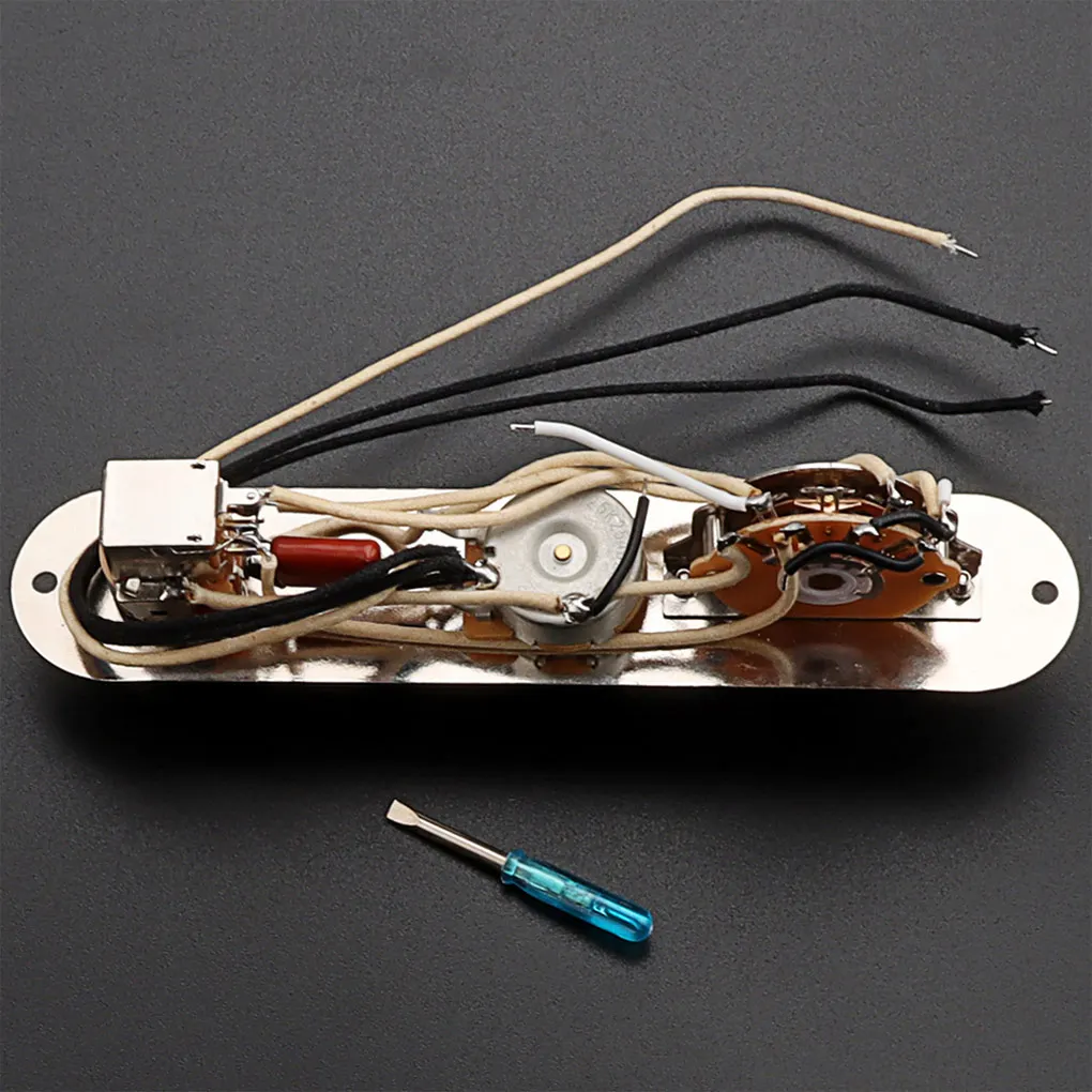 

Electric Guitar Loaded Control Panel Accessories Kit Metal Prewired Controlling Plate Accessory String Instrument Part