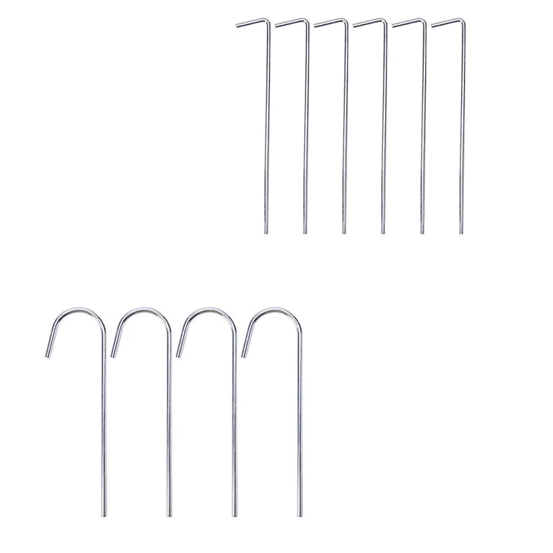 

Desert&Fox Tent Peg, 6xTent Ground Nails Aluminum Alloy Ground Nails Sun Shelter Ropes Nails Tent Camping Accessories Tools