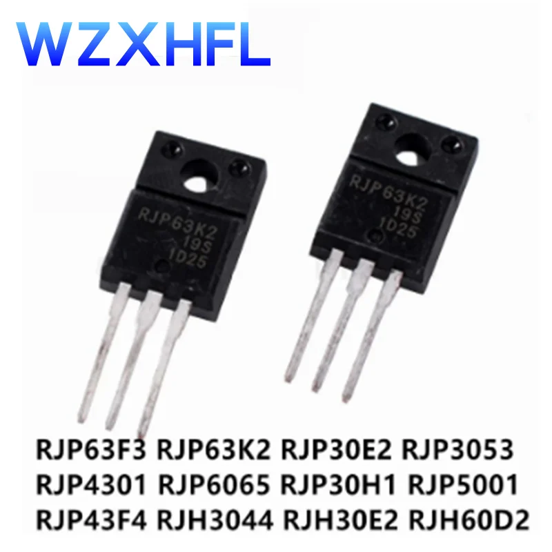 10Pcs RJP63F3 TO-220F RJP63F3A RJP63K2 RJP30E2 RJP3053 RJP4301 RJP6065 RJP30H1 RJP5001 RJP43F4 RJH3044 RJH30E2 RJH60D2 RJH60D3