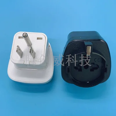 

Black White 10A 220V CE Recessed Plug US Connector Germany France Italy US UK EU to US Travel Adapter Plug 10PCS