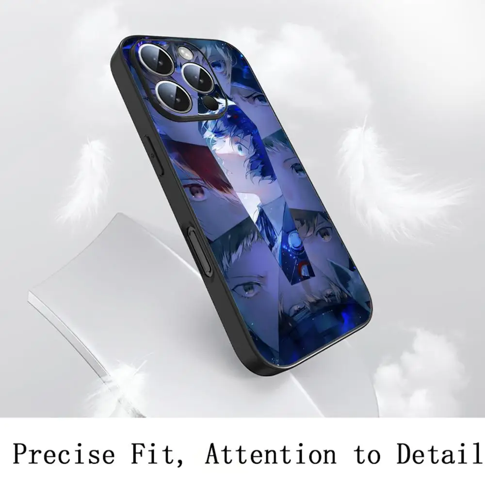 Суперкрутой чехол для телефона с аниме-принтом Persona 3 для iPhone 17, 16, 15, 14, 13, 12 Plus, Mini, Pro, Max – мягкий, черный, противоударный (art.: 3920db20abecc) - 3920db20abecc