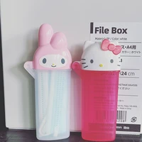 sanrio swab box hello kitty my melody cartoon anime cotton cosmetic storage box birthday gift party gift toys for girls