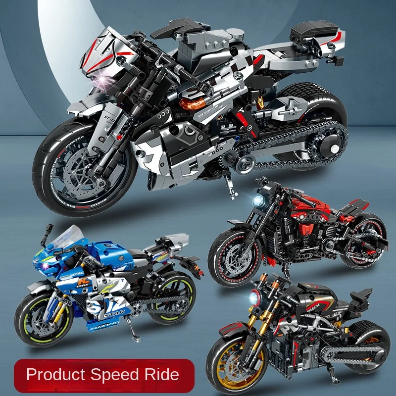 Модель мотоцикла Leibao 8160 модель маленького подарок для мальчика