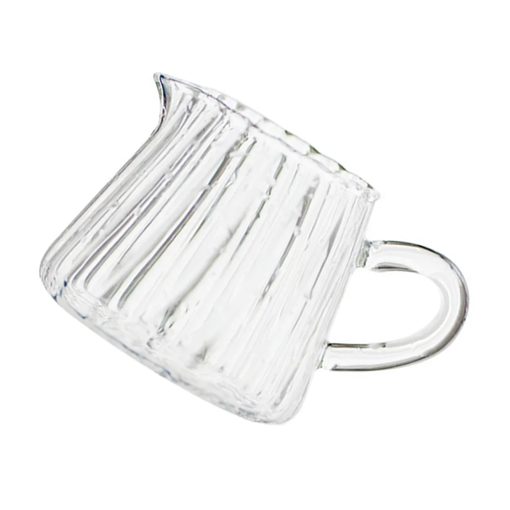 

Pitcher Jugglass Tea Cup Water Creamer Coffee Frothingserving Sauce Mini Mug Syrupplastic Espresso Server Steaming Frother