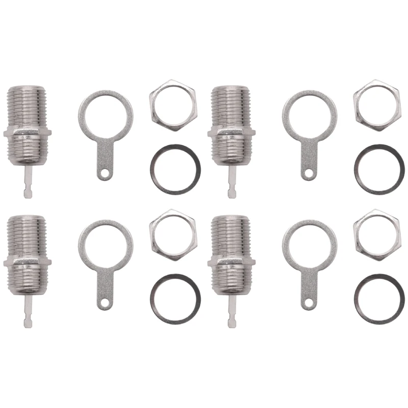 

20 Pcs F Type Panel Mounted Socket Female Jack Solder Connector Adapter