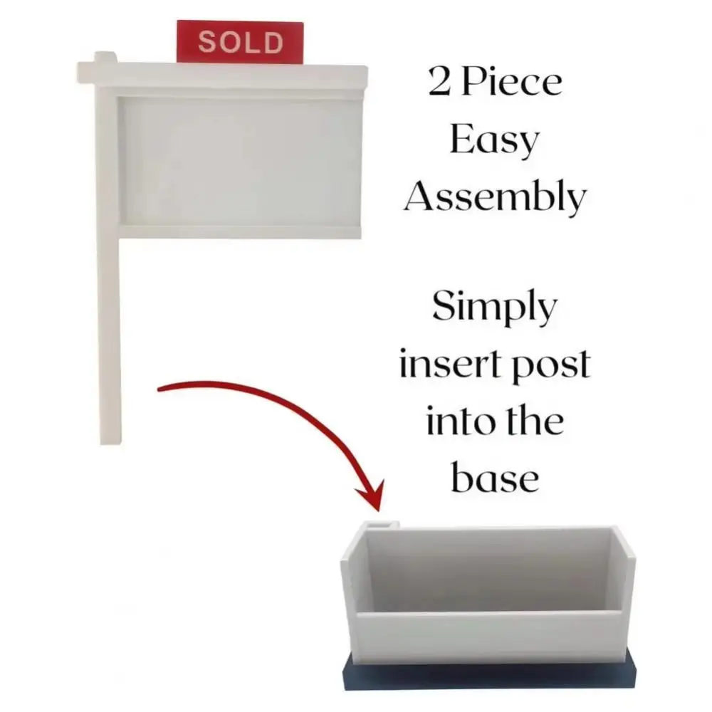 Продается знак держатель для визитных карточек в недвижимости съемная