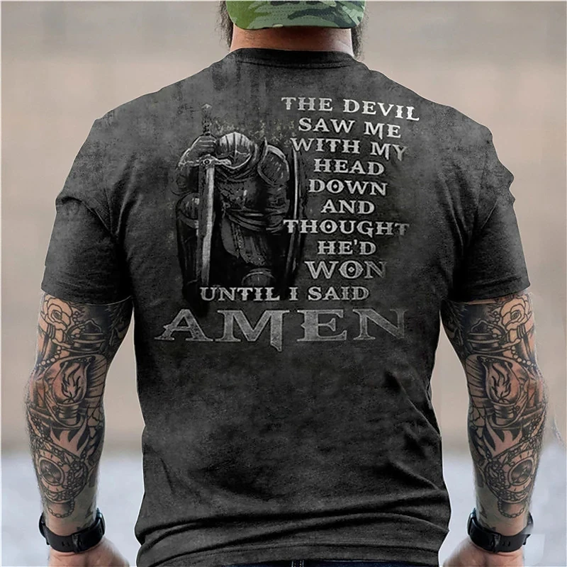 Футболка мужская с круглым вырезом Повседневная Базовая Модная рубашка