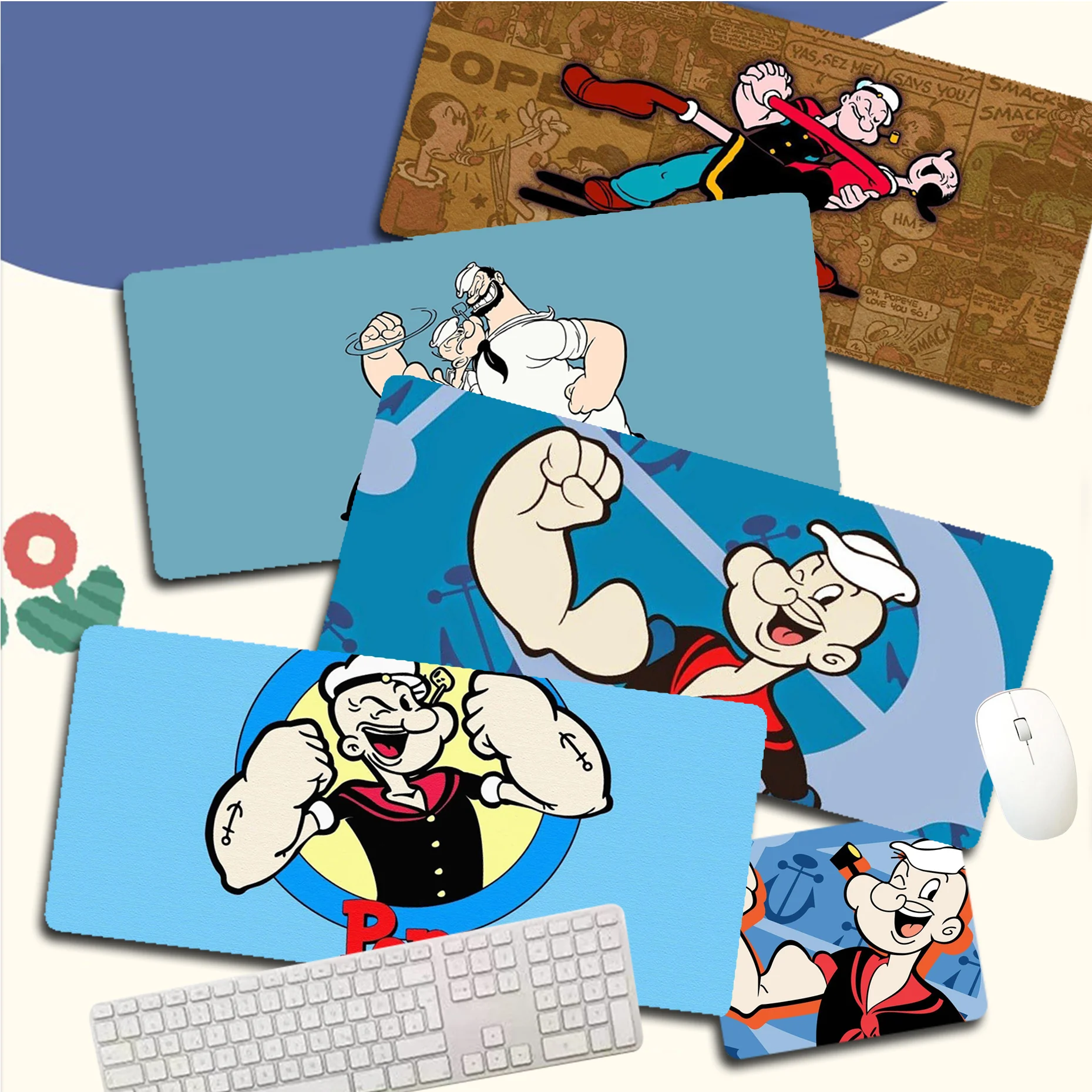 

Popeye Mousepad Custom Skin Gamer Play Mats Mousepad Size For Customized Mouse Pad For CS GO PUBG