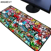 mrgbest large gaming anime gamer old world map computer mousepad anti slip natural rubber mouse mat xl xxl 900x400mm csgo