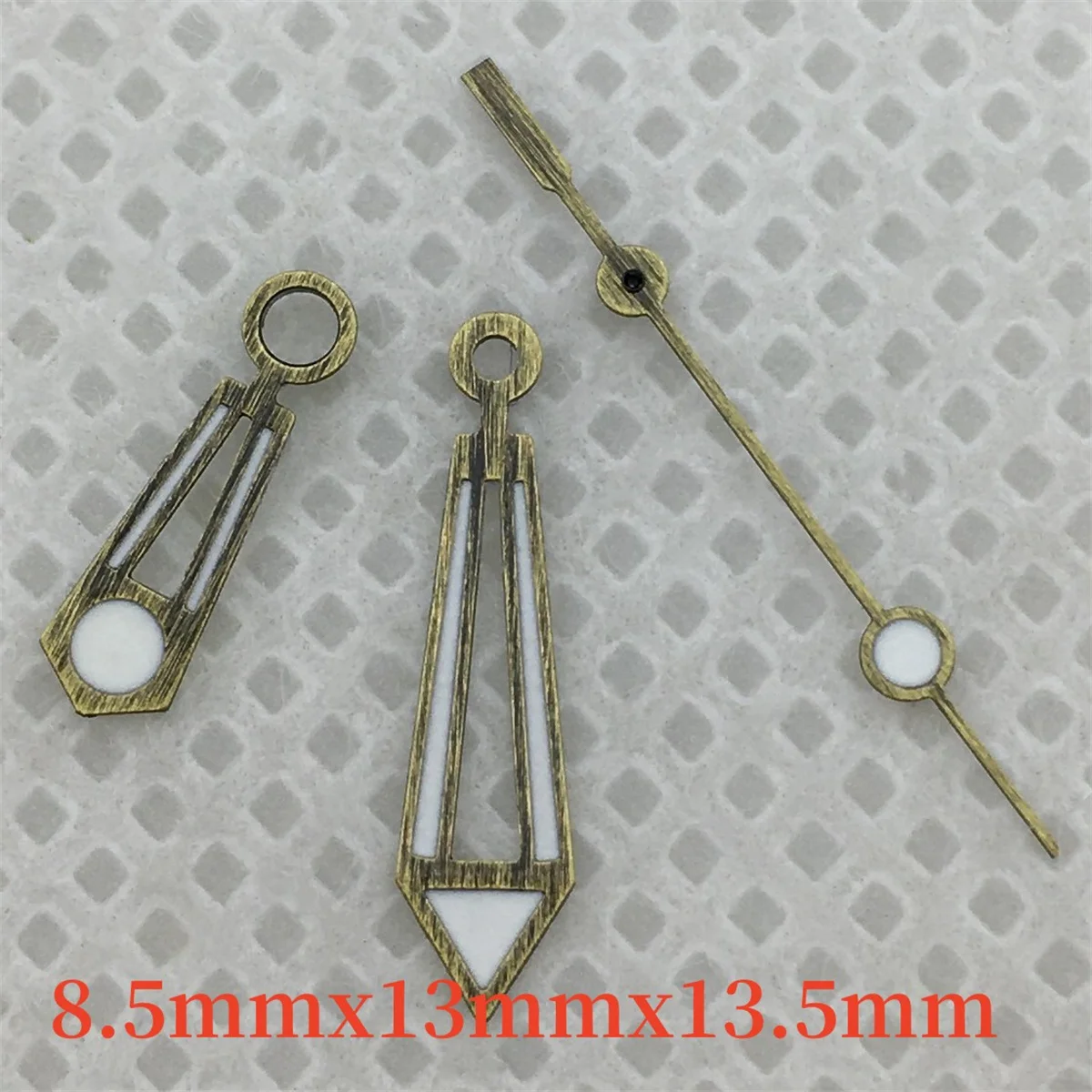 Бронзовые стрелки BLIGER подходят для механизма NH35 PT5000 детали мужских часов зеленые