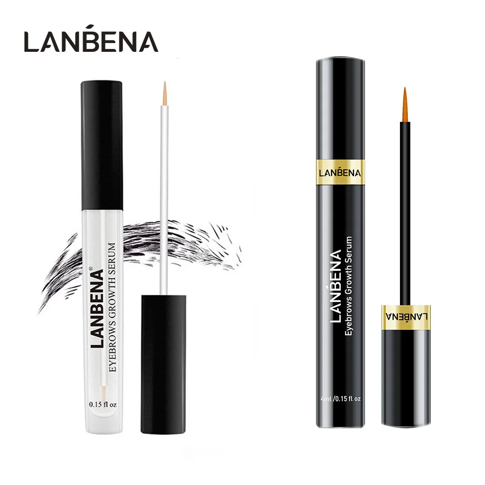 Средство для увеличения роста бровей LANBENA сыворотка объема и ресниц инструменты |