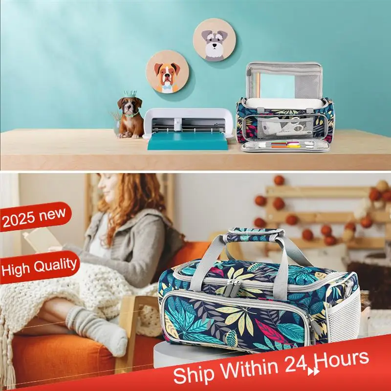 Фото ~【A48T ГОРЯЧИЙ】Для Cricut Joy Xtra Smart Cutting Machine Дорожный чехол с многокарманной сумкой для хранения Портативный противоударный чехол с защитой от царапин №4