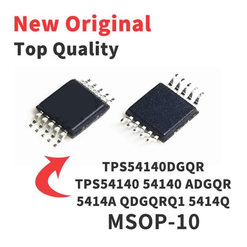 

5PCS TPS54140DGQR TPS54140 54140 ADGQR 5414A QDGQRQ1 5414Q MSOP10 Chip IC Brand New Original