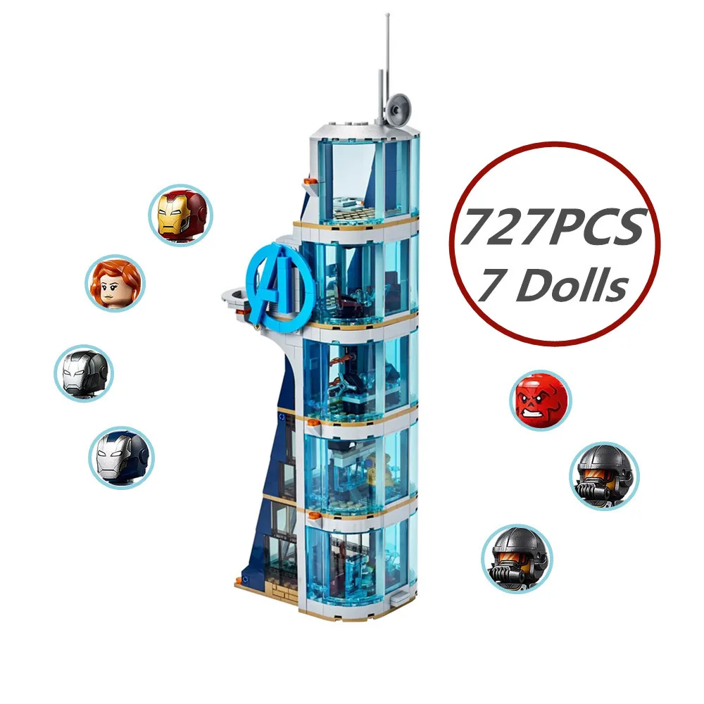 

Disney Avenger Toys Tower Spiders Irons Heroes Peter Parker Mini Dolls Man Mini Dolls Toy Figures Building Block Brick Kid Boys