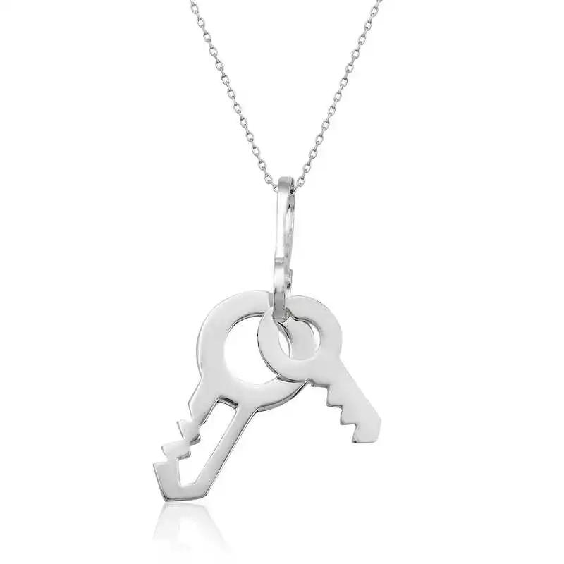 

Tevuli 925 пробы серебро ключ женский Цепочки и ожерелья