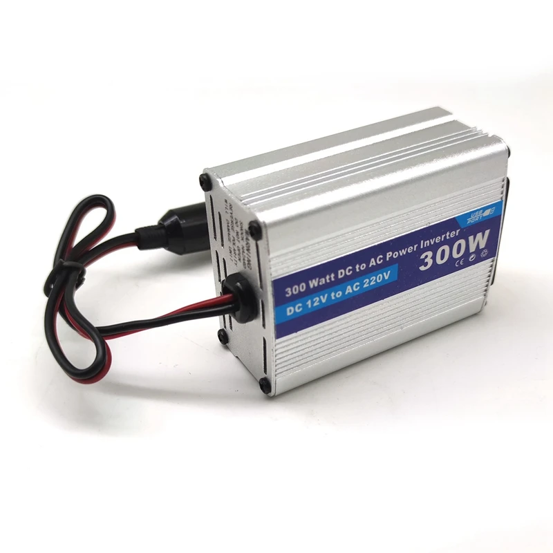 

2 шт., автомобильный преобразователь напряжения, 300 Вт, 12 В, 220 В